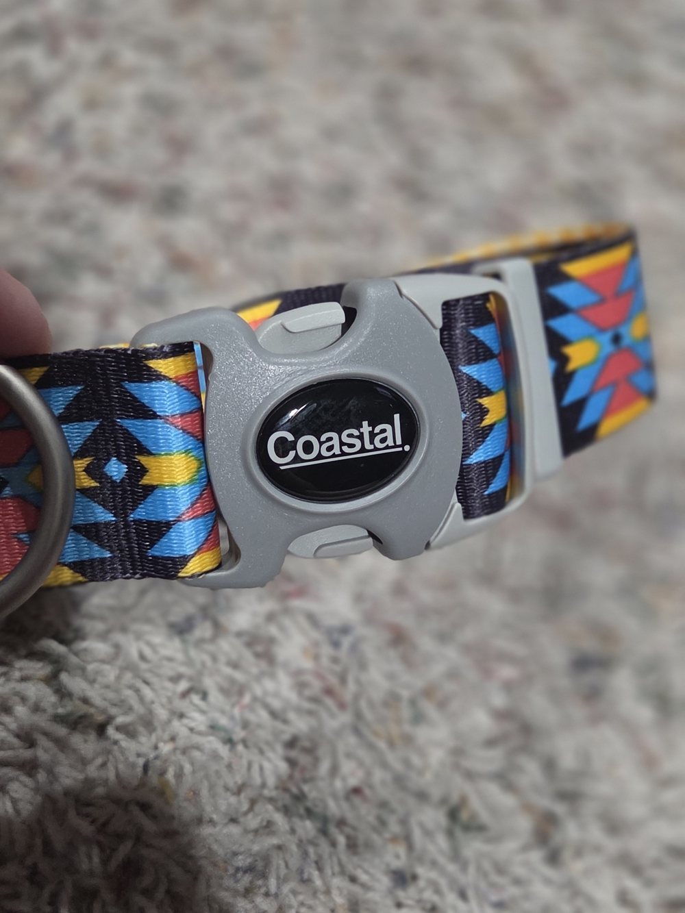 Coastal Patterned Large Dog Collar - Picture 10 of 11